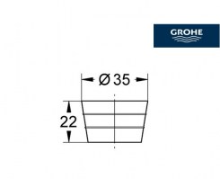 MEDIDAS REDUCTOR DE CAUDAL GROHE
